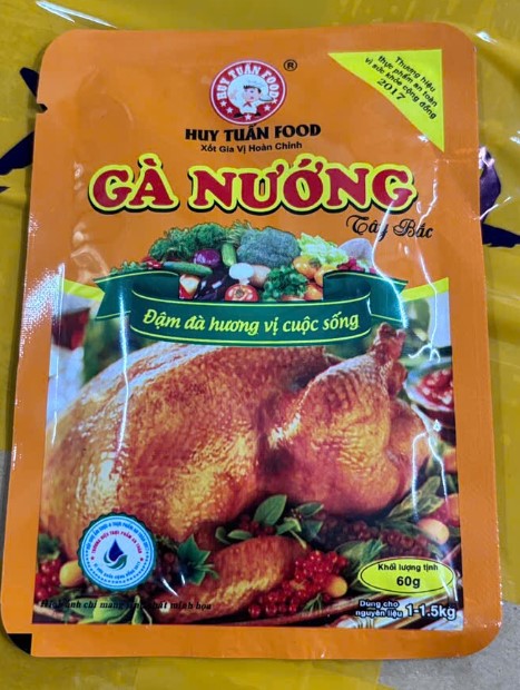 Gà nướng Huy Tuấn 60g